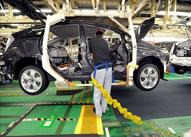 Csökkent Japán ipari termelése júliusban