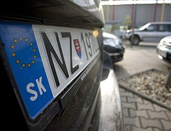 Kiszivárgott: változhat a szlovákrendszám-jogszabály