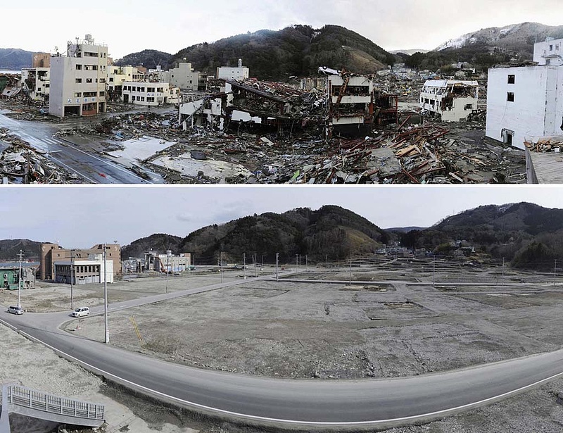 Erős földrengés,  szökőár Japánban