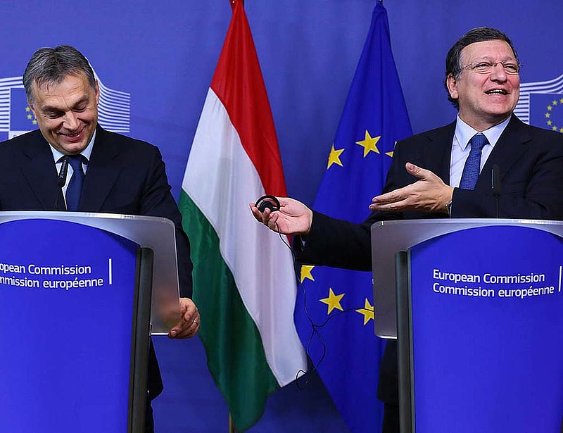 Alaptörvény-vita: Barroso felhívta Orbánt
