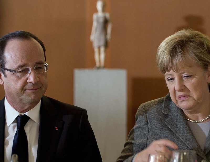 Merkel és Hollande szerint törvénytelen a tervezett kelet-ukrajnai népszavazás