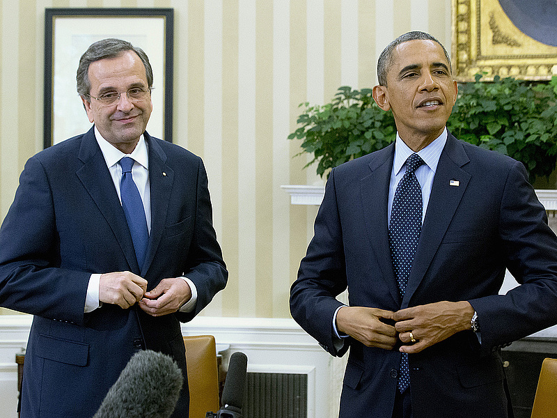 Obamánál járt a görög miniszterelnök - Miről tárgyaltak?