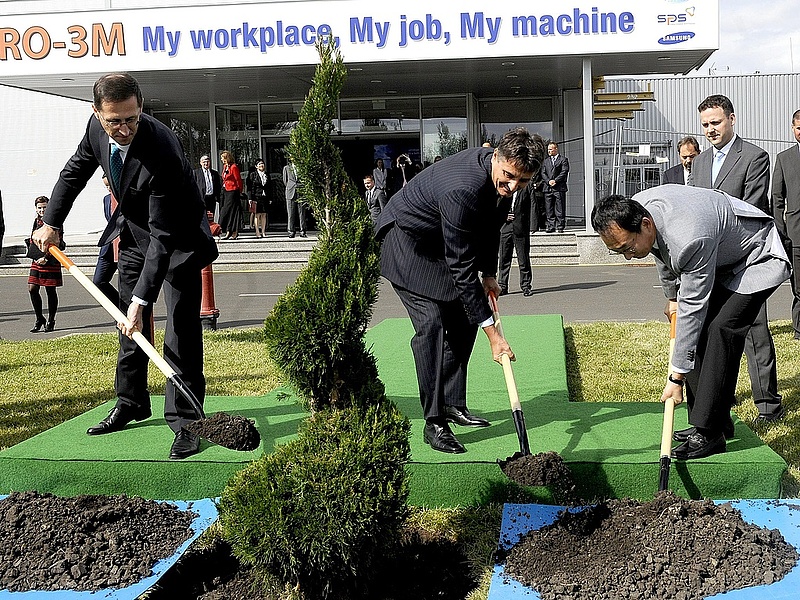 Új gyárat épít a Samsung Magyarországon