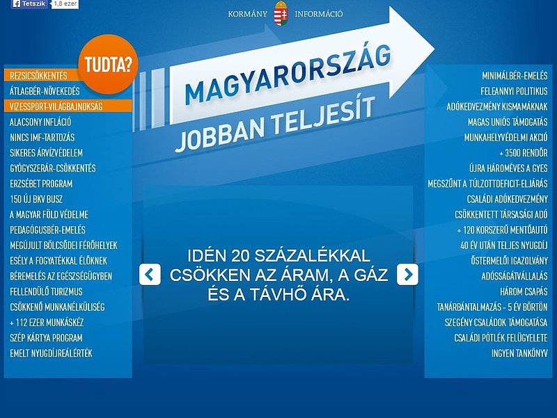 Fidesz: az emberek érezhetően jobban járnak