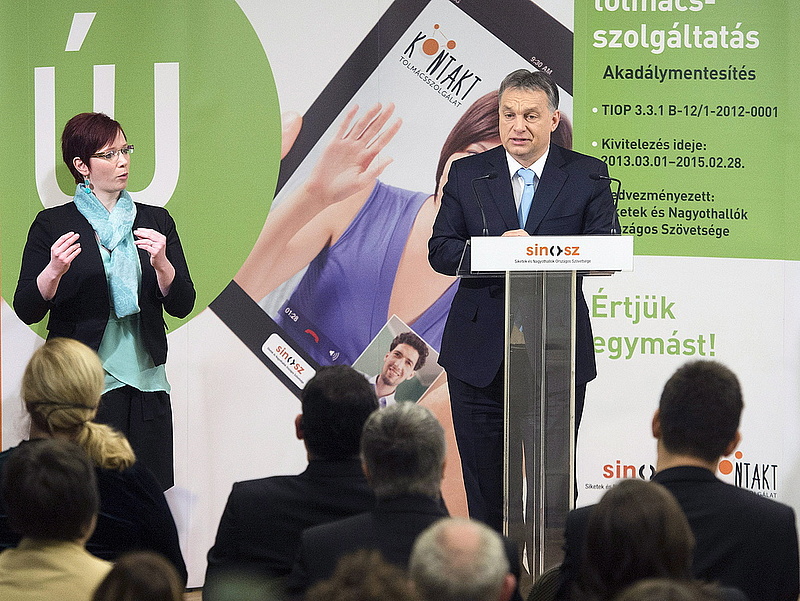 Orbán: tovább javulhat a fogyatékossággal élők foglalkoztatása