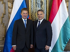 A Gazprom-vezérrel tárgyalt Orbán