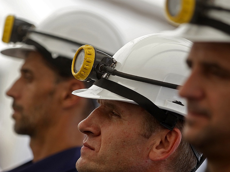 Akadályozzák a határon az orosz szénimportot a lengyel bányászok