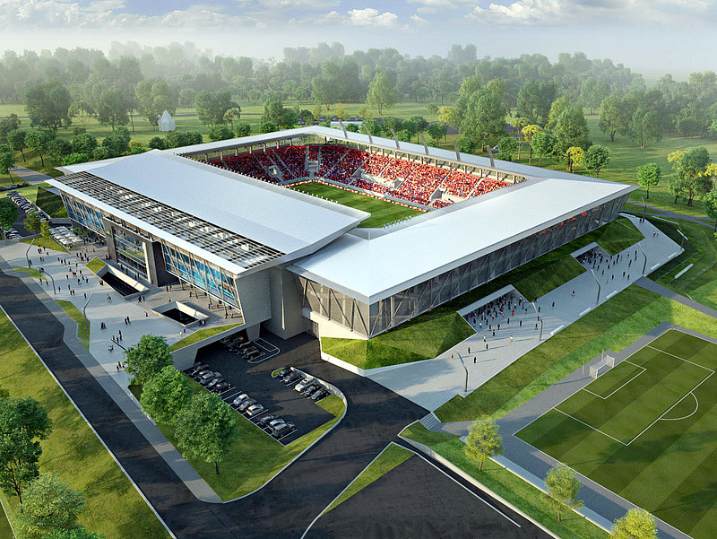 Ilyen lesz a Videoton új stadionja 9 milliárdért!