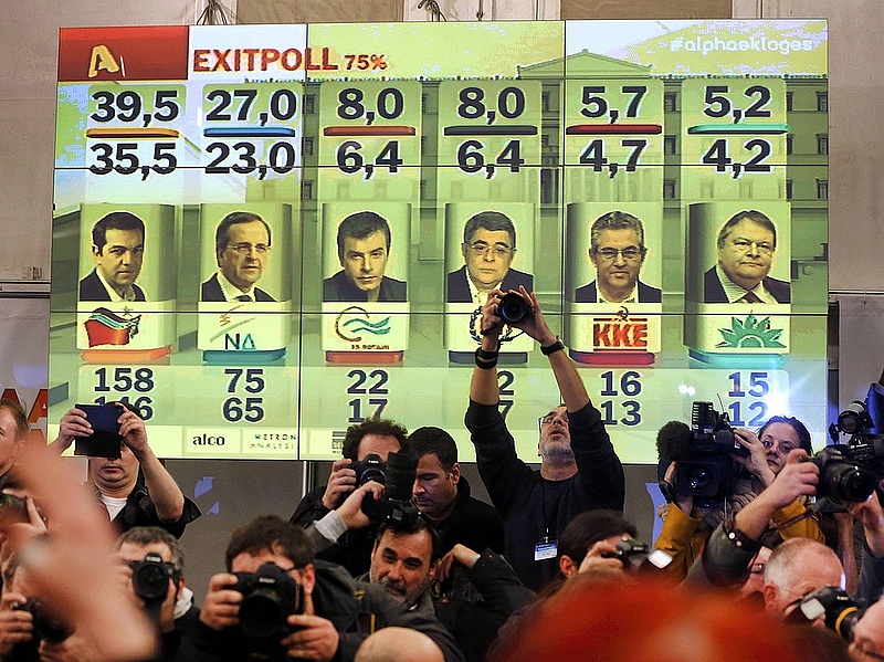 Görög választások: itt van az első hivatalos becslés