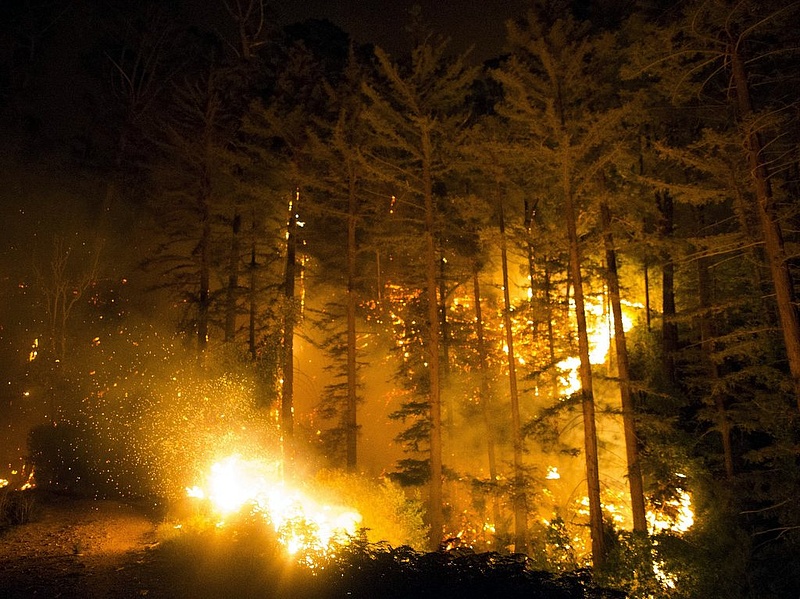 Erdőtűz pusztít Spanyolországban