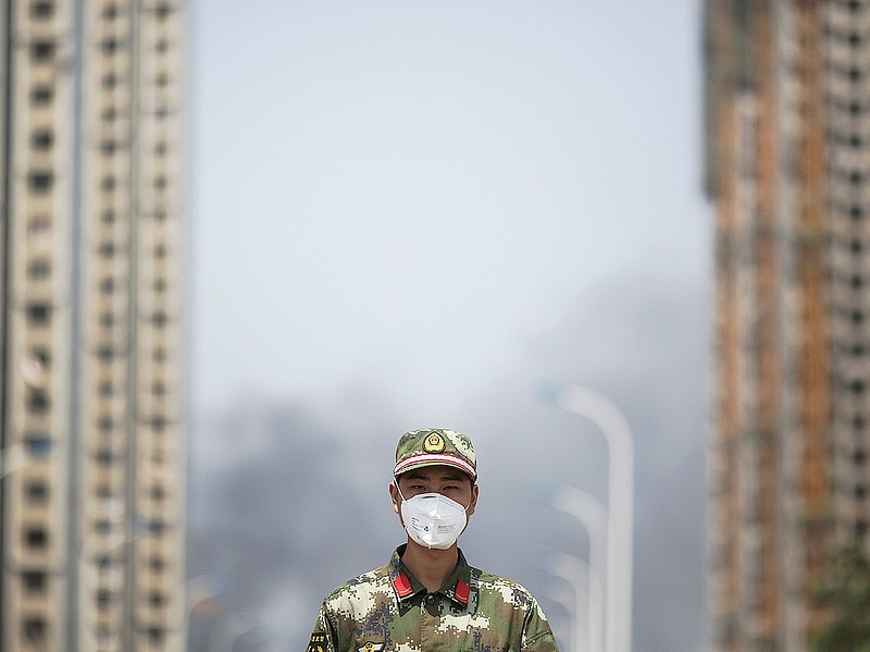 Óriási robbanás volt Kínában - egy vegyianyag-raktár szállt a levegőbe