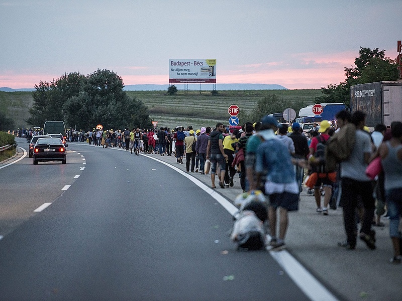 Zöld utat kaphatnak a Hegyeshalom felé tartó migránsok Ausztriába