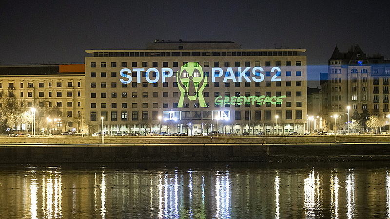 A paksi bővítés környezetvédelmi engedélyezésének felfüggesztését kéri a Greenpeace