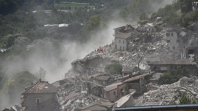 Brüsszel nagy támogatást ad az olasz földrengéskárok enyhítésére