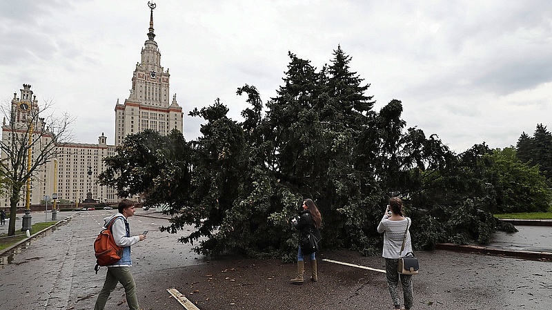 Brutális vihar csapott le Moszkvára