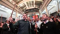 Katalán polgármesterek tüntettek Brüsszelben
