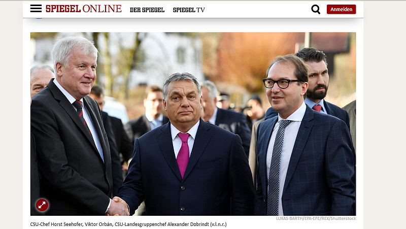 Német lapok kritikusan írtak Orbán Viktor bajorországi látogatásáról