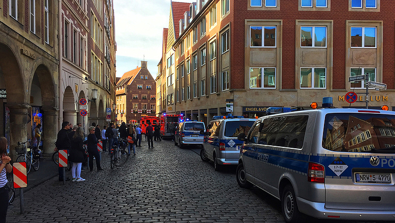 Münsteri gázolás: német a gázoló, nincs terrorizmusra utaló jel