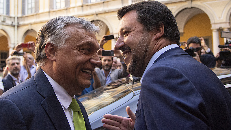 Salvini szívélyes üzeneteket váltott Orbán Viktorral