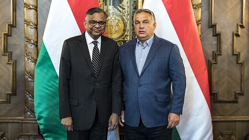 Orbán Viktor fogadta a Tata Csoport elnökét