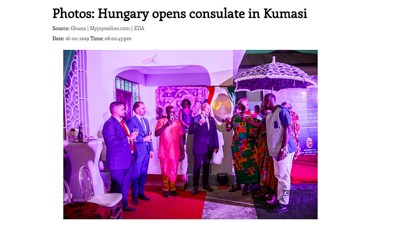Magyarország tovább terjeszkedik Ghánában