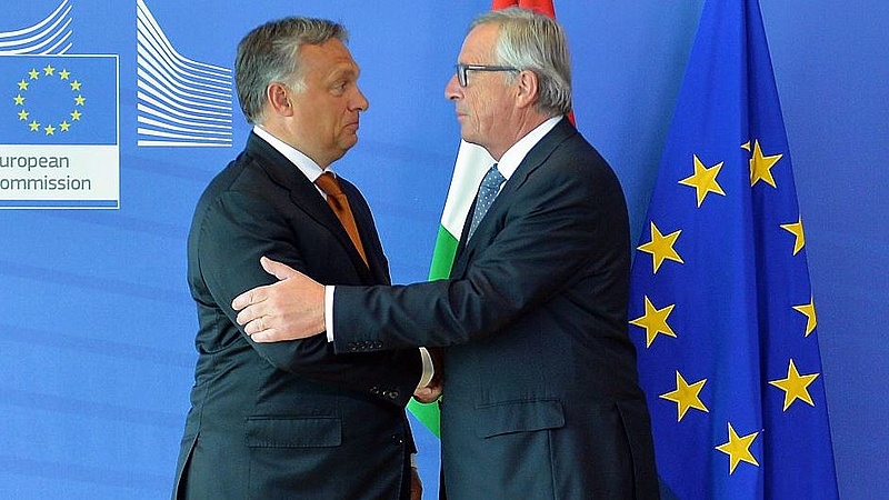 Juncker: Orbán nem kihívja, hanem megtagadja az EU-t.