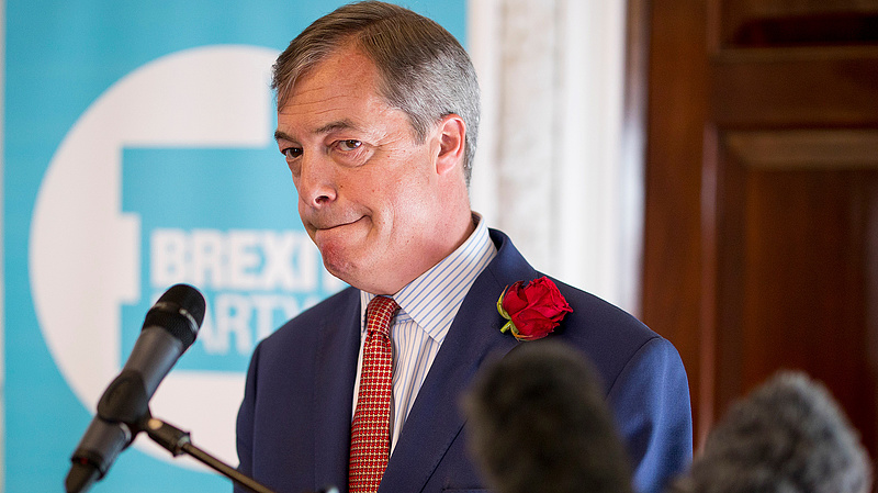 Nigel Farage beismerő vallomást tett: „Kudarcot vallott a Brexit”