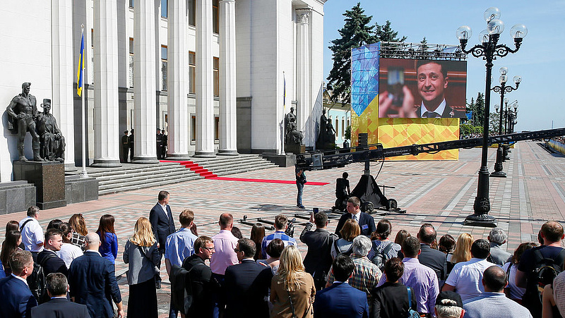 Nagy lendülettel állt munkába az új ukrán elnök