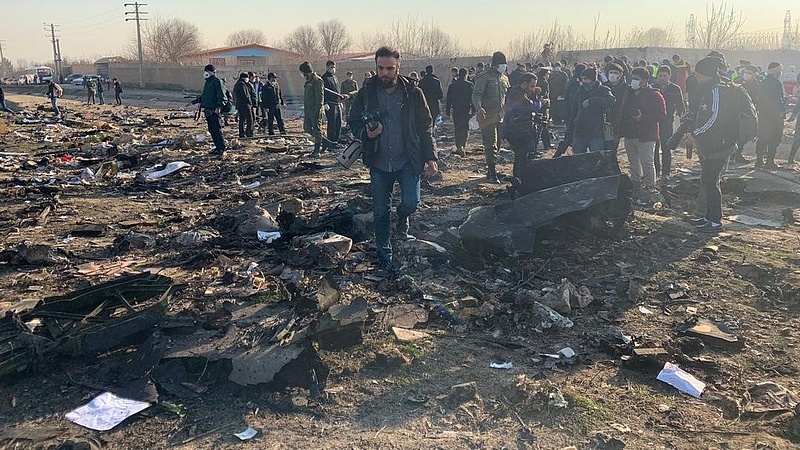 Lezuhant egy ukrán repülőgép Iránban