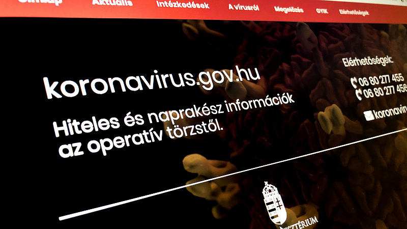 Koronavírus: végre elindult a kormányzati honlap