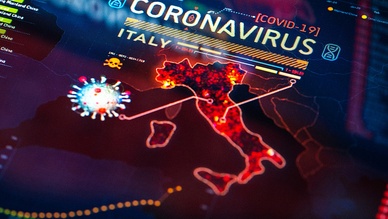 Annyira terjednek a vírusmutációk, hogy fel sem merül az enyhítés Olaszországban