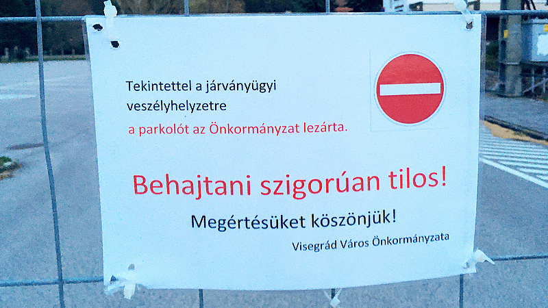 Parkolókat zárnak le a járvány miatt a Dunakanyarban: ne kiránduljon arra senki!