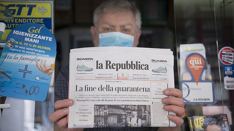 Olaszországban végre száz alá süllyedt a napi halálozási adat