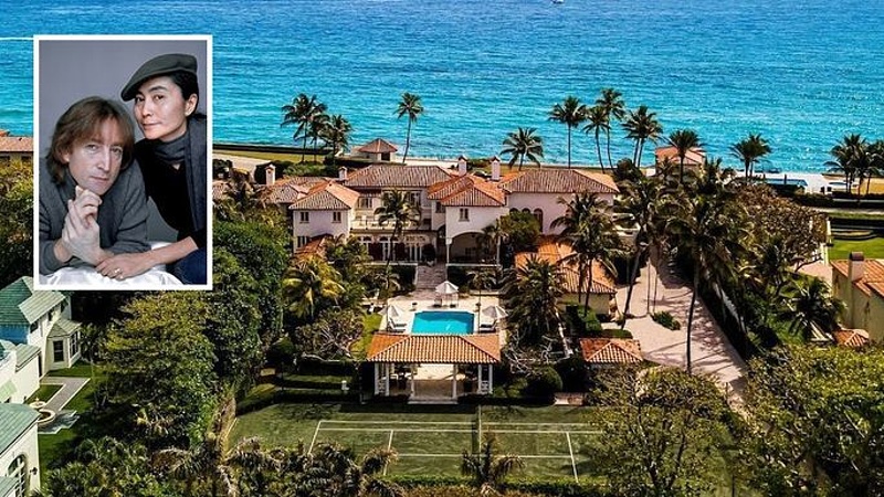 Eladták John Lennon egykori, hatalmas Palm Beach-i házát