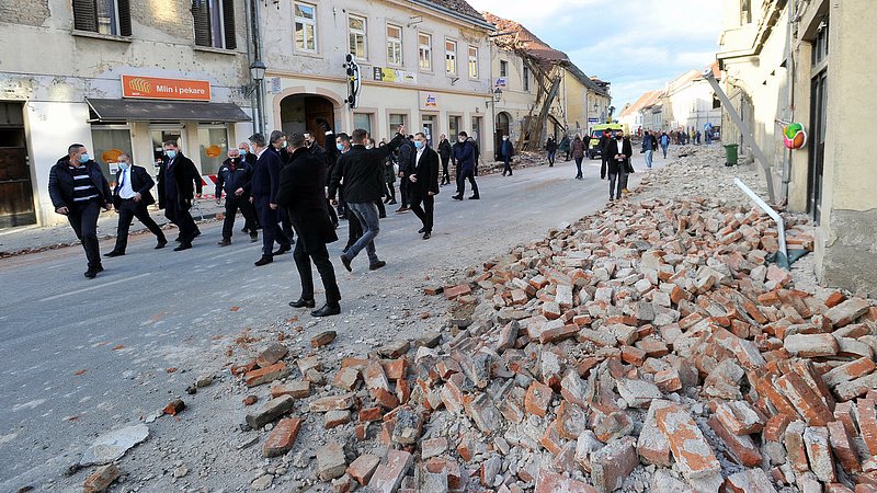 Földrengés: több káreset volt Magyarországon, mint Horvátországban
