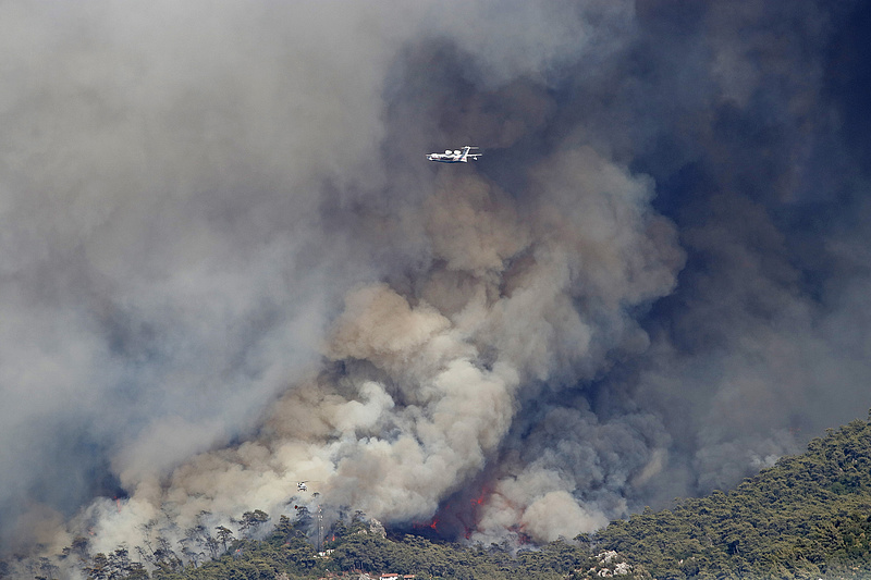 Erdőtűz pusztít Olaszországban, Catania egy része megsemmisült