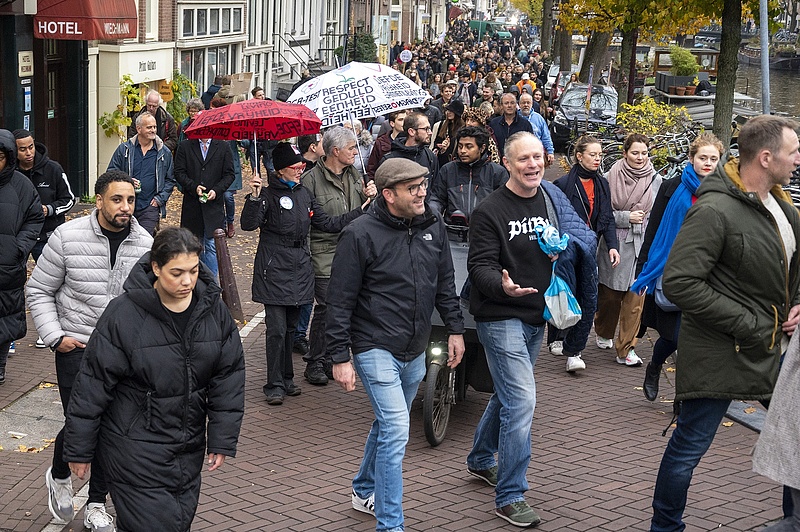 Letartóztatásokhoz vezetett a hollandiai tüntetés
