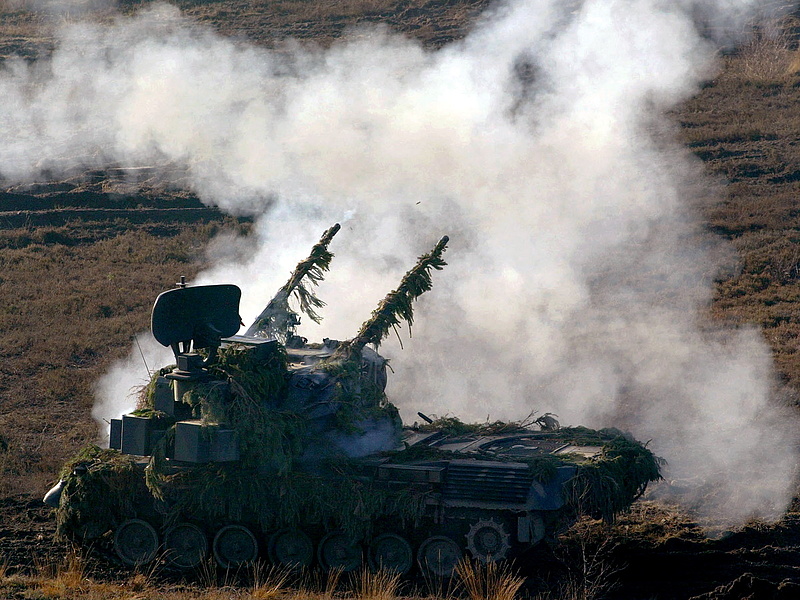 Az oroszok szerint kilőttek egy német Gepardot Ukrajnában