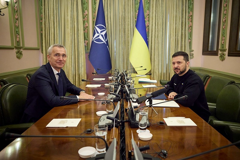 A NATO főtitkára váratlanul Kijevbe látogatott