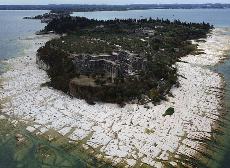 70 éve nem volt ilyen alacsony Olaszország legnagyobb tavának vízszintje