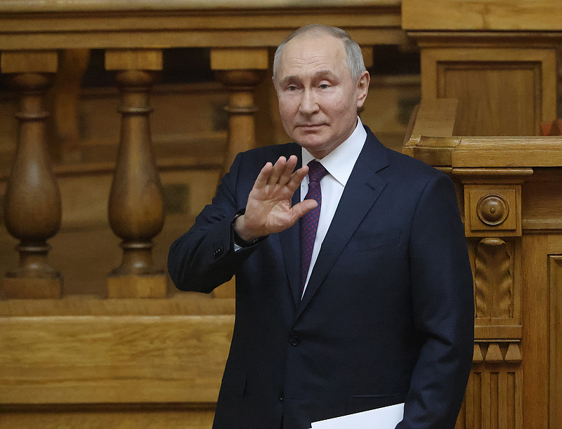Vlagyimir Putyin: ismét háború folyik Oroszország ellen