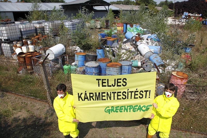 Greenpeace: rossz üzenet, hogy az adófizetők pénzéből kell a környezeti károkat elhárítani