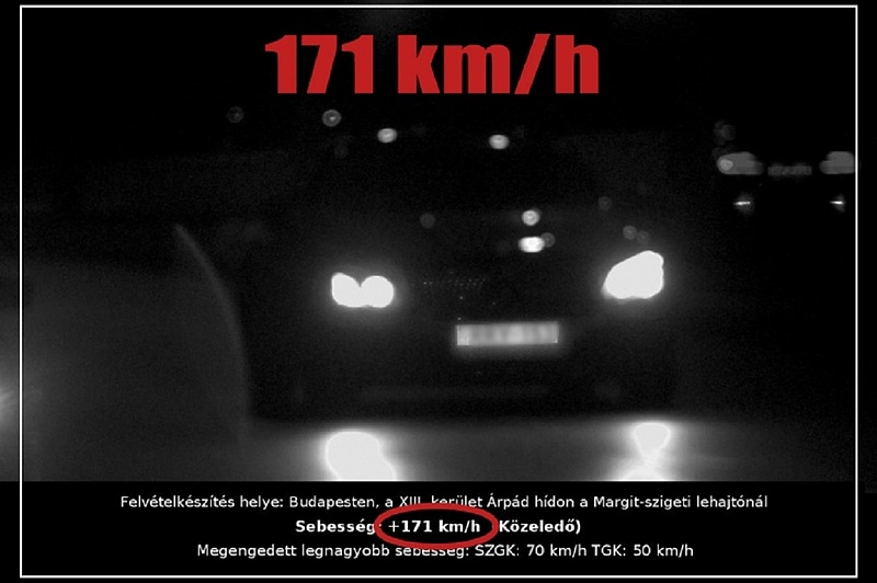 Újabb sebességrekord az Árpád-hídon: 171-nel száguldott a megveszekedett sofőr