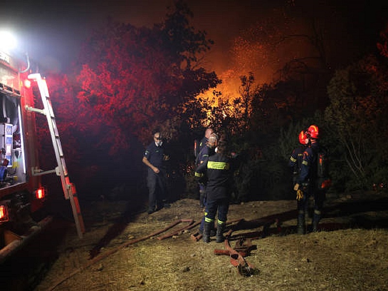 Az Európai Unió történetének lelnagyobb tüze tombol Görögországban