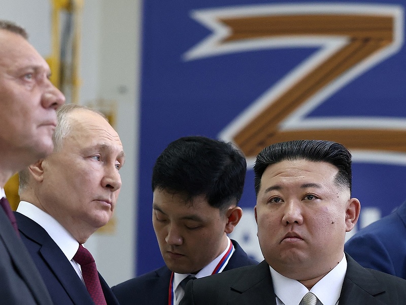 Putyinék érzékeny búcsút vettek az észak-koreai diktátortól