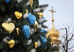 Ukrán karácsony: már ezt is úgy ünneplik, hogy EU-konform legyen