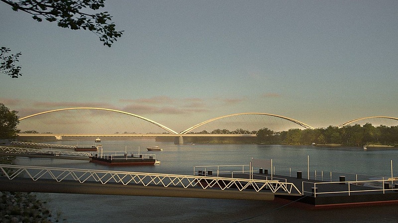 Épül minden idők legdrágább magyar Duna-hídja