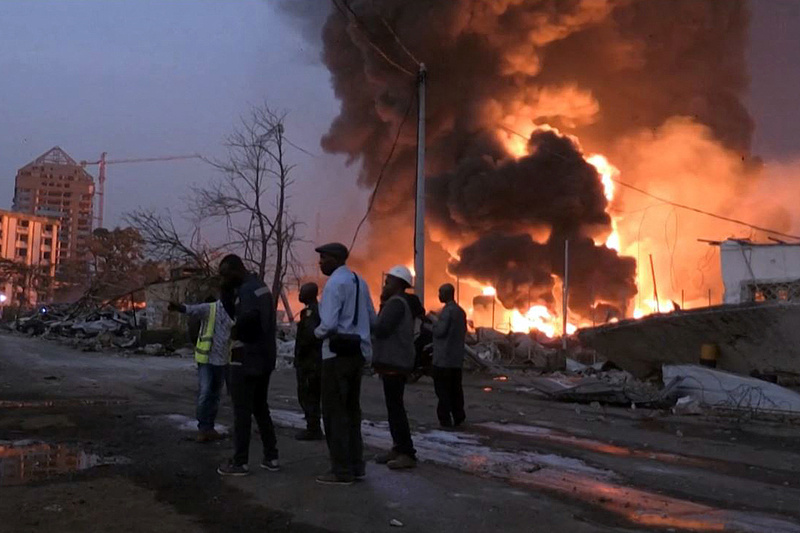 Iszonyatos robbanás történt egy olajterminálnál: 23 halott és 241 sérült