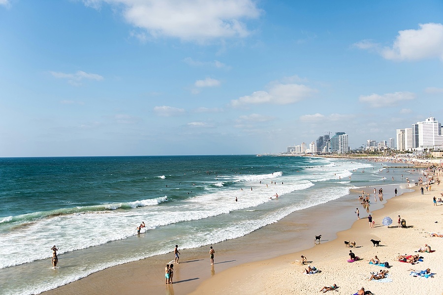 Tel-Aviv tengerpartja