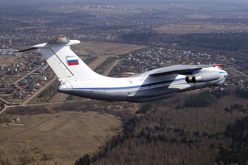 Súlyos katasztrófa Moszkva mellett: lezuhant egy Il-76-os repülőgép - videó